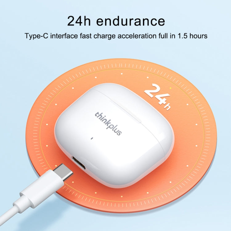 Lenovo LP40 Pro TWS Wireless Bluetooth 5.1 Noise Reduction Earphone (White) - free shipping - PMC TechLife - Order now!