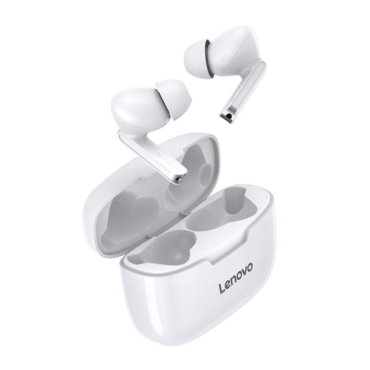 Original Lenovo XT90 USB-C / Type-C Interface Bluetooth 5.0 Touch Wireless Bluetooth Earphone with Charging Box, Support In-ear Auto Playback & HD Call & Voice Assistant (White) - Bluetooth Earphone by Lenovo | Online Shopping South Africa | PMC Jewellery