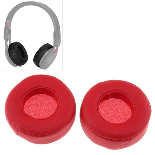 2 PCS For Beats Studio Mixr Headphone Protective Leather Cover Sponge Earmuffs (Red) - Earmuff & Pad by PMC Jewellery | Online Shopping South Africa | PMC Jewellery