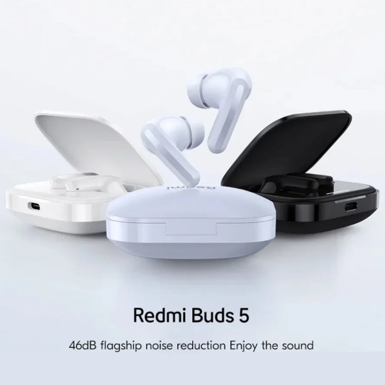 Original Xiaomi Redmi Buds 5 Wireless Bluetooth Earphone (White) - free shipping - PMC TechLife - Order now!