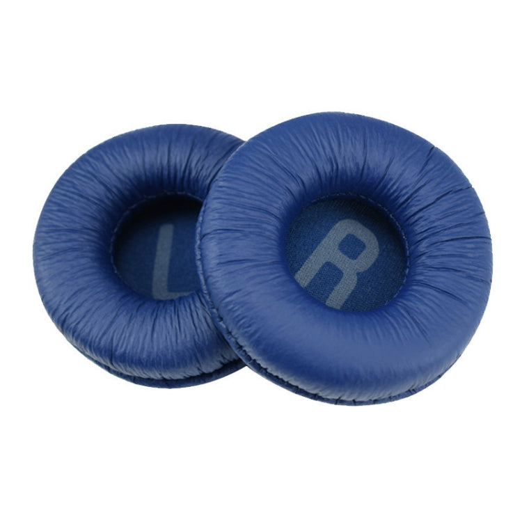 2 PCS For JBL Tune 600BTNC / T500BT / T450BT Earphone Cushion Cover Earmuffs Replacement Earpads with Mesh(Blue) - Earmuff & Pad by PMC TechLife | Online Shopping South Africa | PMC TechLife | Buy Now Pay Later Mobicred