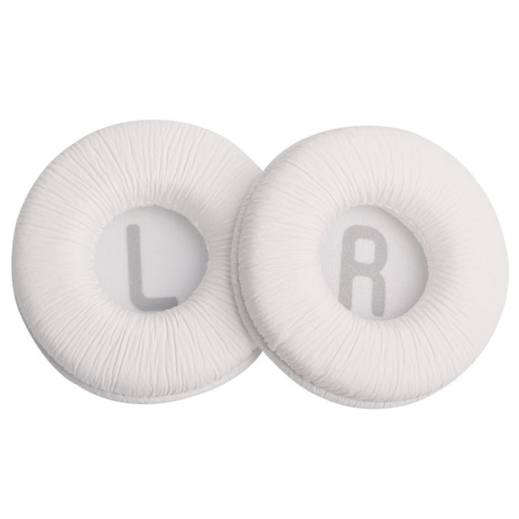 2 PCS For JBL Tune 600BTNC / T500BT / T450BT Earphone Cushion Cover Earmuffs Replacement Earpads with Mesh(White) - Earmuff & Pad by PMC Jewellery | Online Shopping South Africa | PMC Jewellery