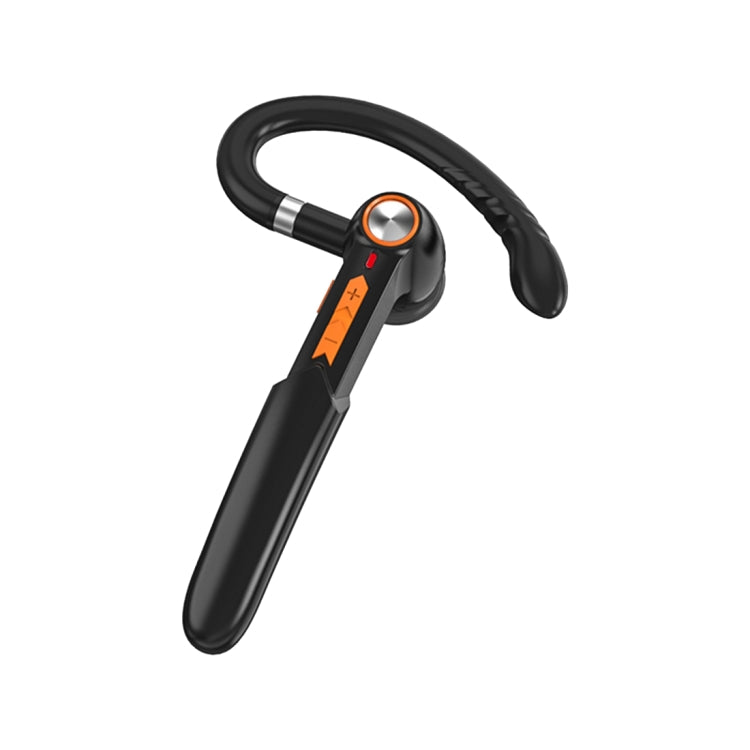 ME-100 TWS Business Rotating Universal True Stereo 5.0 Version Hanging Ear In-Ear Bluetooth Headset(Black+Orange) - Bluetooth Earphone by PMC Jewellery | Online Shopping South Africa | PMC Jewellery
