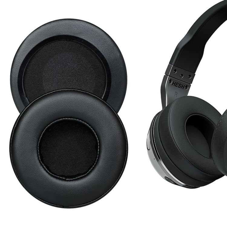 2 PCS For Skullcandy / HESH 2.0 HESH Ordinary Earphone Cushion Cover Earmuffs Replacement Earpads with Mesh(Black+Black Mesh) - Earmuff & Pad by PMC TechLife | Online Shopping South Africa | PMC TechLife