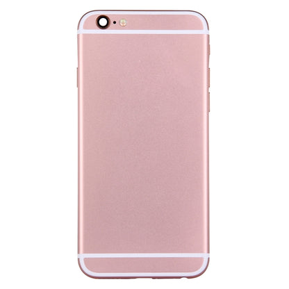 Full Housing Back Cover with Power Button & Volume Button Flex Cable for iPhone 6(Rose Gold) - iPhone 6/6 Plus Parts by PMC Jewellery | Online Shopping South Africa | PMC Jewellery