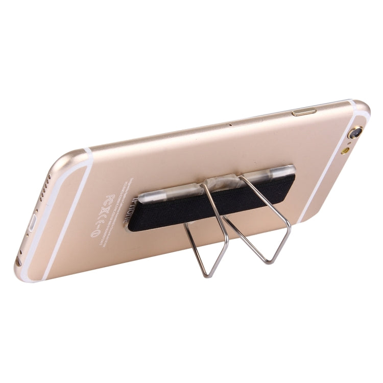2 in 1 Adjustable Universal Mini Adhesive Holder Stand + Slim Finger Grip, Size: 7.3 x 2.2 x 0.3 cm(Black) - free shipping - PMC TechLife - Order now!