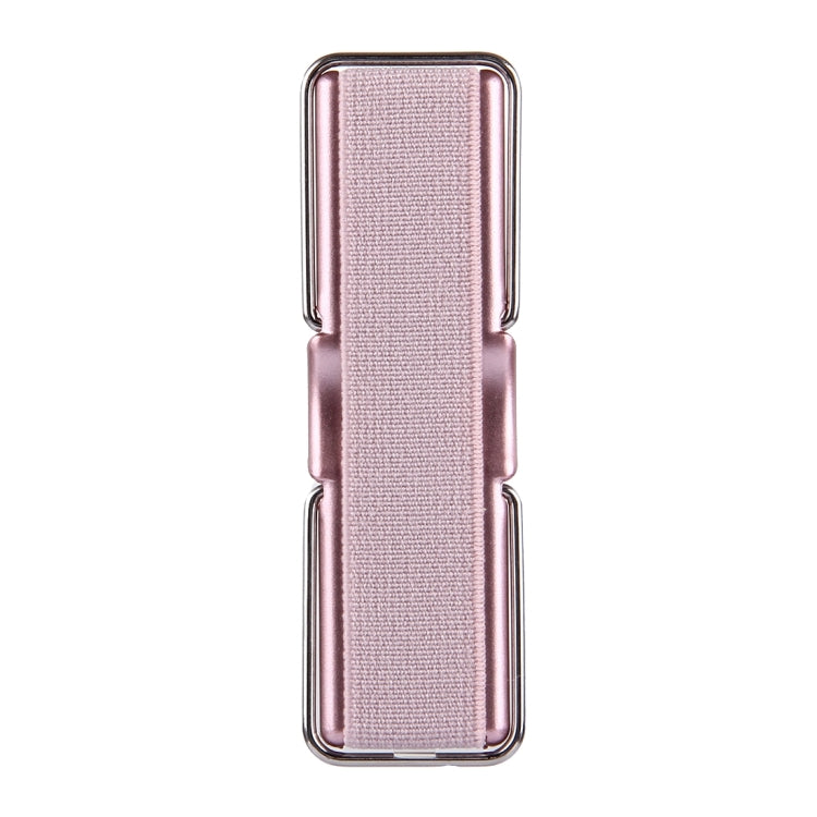 2 in 1 Adjustable Universal Mini Adhesive Holder Stand + Slim Finger Grip, Size: 7.3 x 2.2 x 0.3 cm(Rose Gold) - Ring Holder by PMC TechLife | Online Shopping South Africa | PMC TechLife