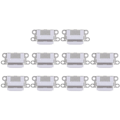 10 PCS Charging Port Connector for iPhone 6 / 6S(Light Grey) - iPhone 6/6 Plus Parts by PMC Jewellery | Online Shopping South Africa | PMC Jewellery