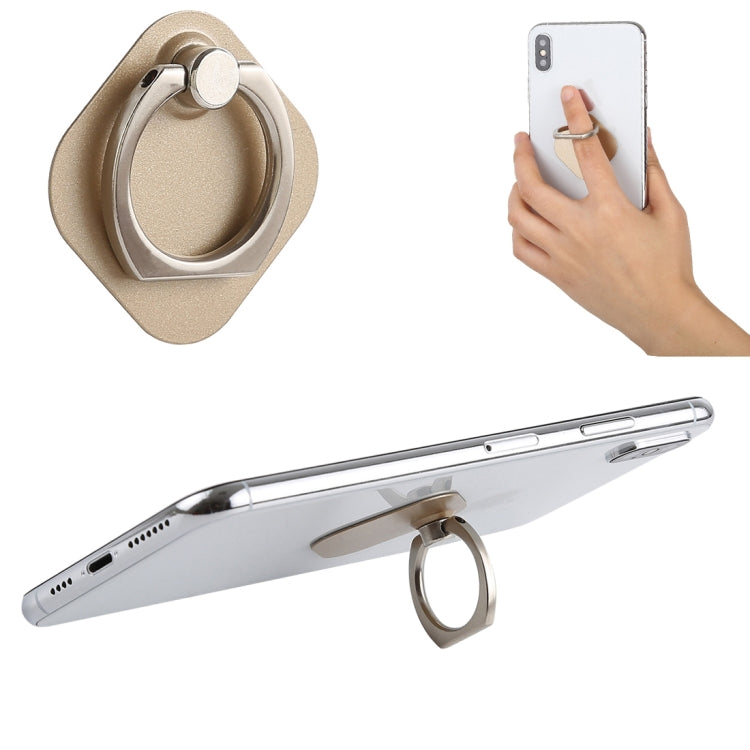 Ring Phone Metal Holder for iPad, iPhone, Galaxy, Huawei, Xiaomi, LG, HTC and Other Smart Phones (Gold) - Ring Holder by PMC TechLife | Online Shopping South Africa | PMC TechLife