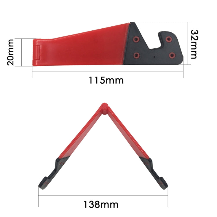 V Shape Universal Mobile Phone Tablet Bracket Holder (Green) - Desktop Holder by PMC TechLife | Online Shopping South Africa | PMC TechLife