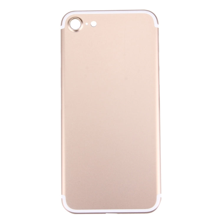 5 in 1 for iPhone 7 (Back Cover + Card Tray + Volume Control Key + Power Button + Mute Switch Vibrator Key) Full Assembly Housing Cover(Gold) - Back Cover by PMC TechLife | Online Shopping South Africa | PMC TechLife