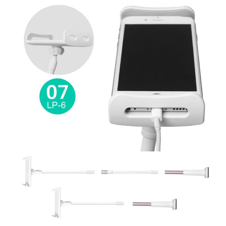 UBN-20 Universal 360 Degrees Rotating Detachable Three-stage Lazy Bracket Mobile Phone / Tablet Desktop Bracket (Rose Gold) - Desktop Holder by PMC TechLife | Online Shopping South Africa | PMC TechLife