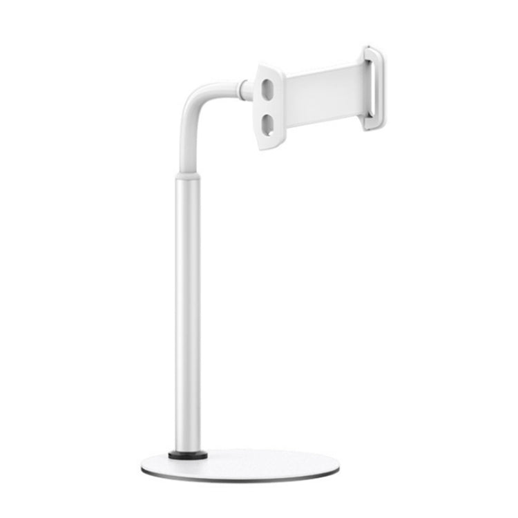 ZM-15 Rotatable Aluminum Alloy Desktop Stand Lazy Stand for 4.7-12.9 inch Mobile Phones / Tablets (White) - Desktop Holder by PMC TechLife | Online Shopping South Africa | PMC TechLife