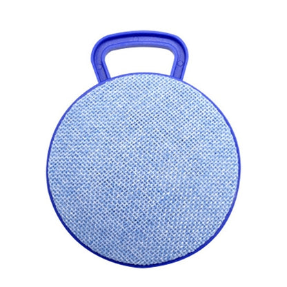 A01L Cloth Texture Round Portable Mini Bluetooth Speaker, Support Hands-free Call & TF Card(Blue) - Mini Speaker by PMC Jewellery | Online Shopping South Africa | PMC Jewellery