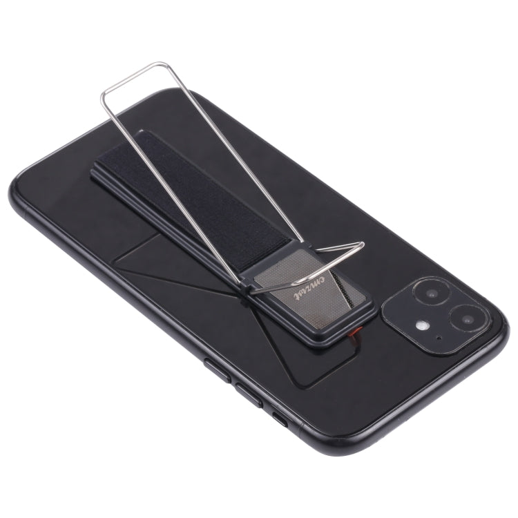 cmzwt CPS-030 Adjustable Folding Magnetic Mobile Phone Holder Bracket with Grip (Black) - Hand-Sticking Bracket by PMC TechLife | Online Shopping South Africa | PMC TechLife
