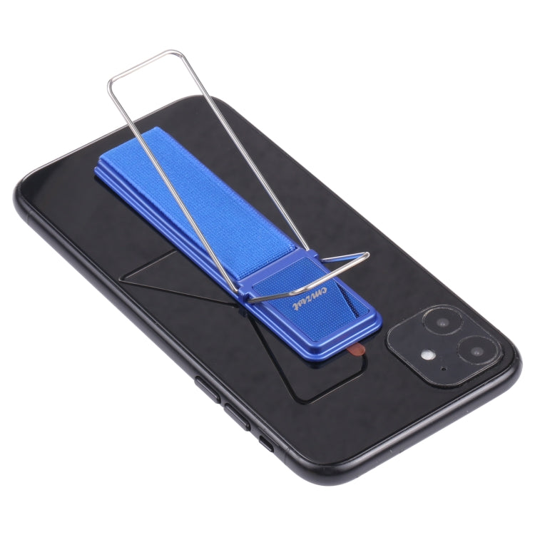 cmzwt CPS-030 Adjustable Folding Magnetic Mobile Phone Holder Bracket with Grip (Blue) - Hand-Sticking Bracket by PMC Jewellery | Online Shopping South Africa | PMC Jewellery