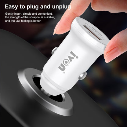 IVON CC45 20W PD 3.0 USB-C / Type-C + QC 3.0 USB Port Mini Car Charger - Car Charger by IVON | Online Shopping South Africa | PMC Jewellery