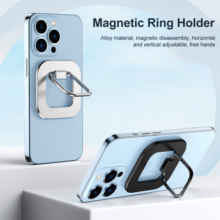 Magsafe Magnetic Mobile Phone Ring Holder (Silver) - Ring Holder by PMC TechLife | Online Shopping South Africa | PMC TechLife
