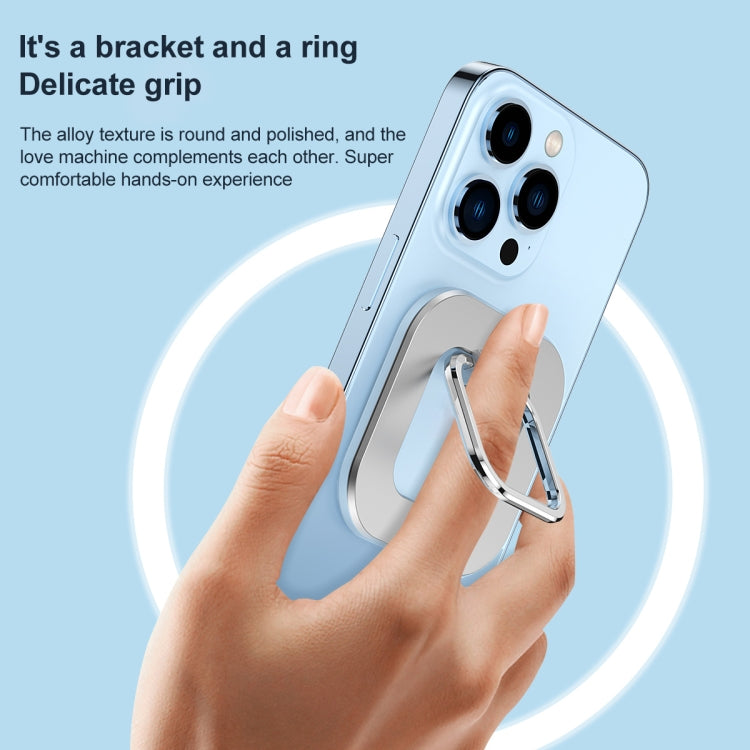 Magsafe Magnetic Mobile Phone Ring Holder (Silver) - Ring Holder by PMC TechLife | Online Shopping South Africa | PMC TechLife