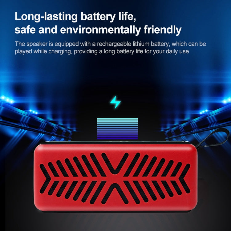 EBS-039 Portable Retro Card Single Speaker Mini Wireless Bluetooth Speaker (Blue) - Mini Speaker by PMC Jewellery | Online Shopping South Africa | PMC Jewellery