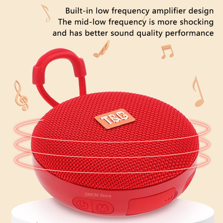 T&G TG352 Outdoor Portable Riding Wireless Bluetooth Speaker TWS Stereo Subwoofer, Support Handsfree Call / FM / TF(Grey) - Mini Speaker by T&G | Online Shopping South Africa | PMC TechLife | Buy Now Pay Later Mobicred
