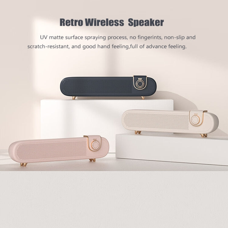 EWA L102 Classic Style Retro Bluetooth Wireless Speaker, Support TF/AUX(Black) - Desktop Speaker by EWA | Online Shopping South Africa | PMC TechLife | Buy Now Pay Later Mobicred
