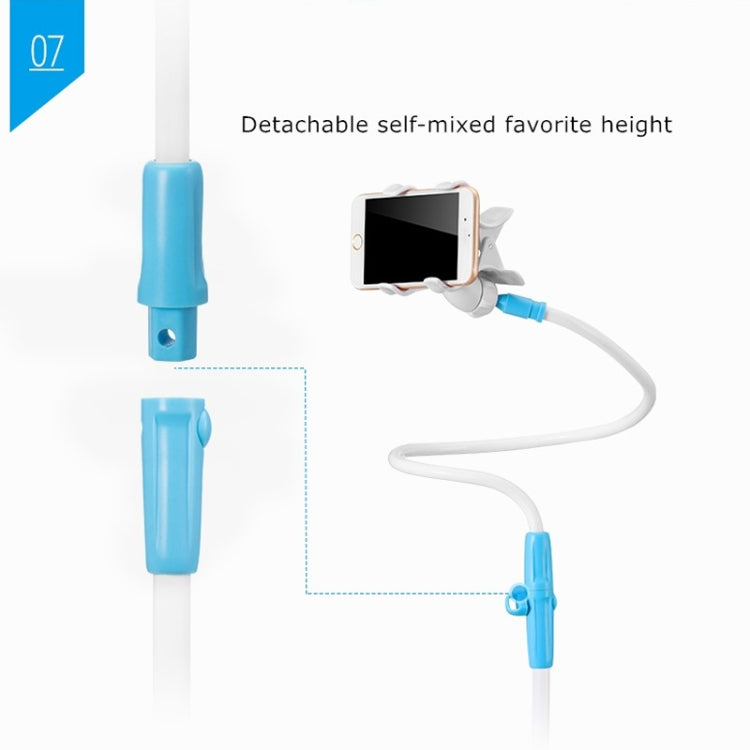 UBN-46 Regular Version Rotatable and Detachable Lazy Desktop Bedside Stand Mobile Phone Stand, Height: 90cm (White) - Desktop Holder by PMC TechLife | Online Shopping South Africa | PMC TechLife