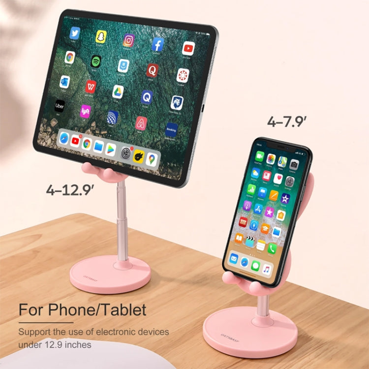 03247 Rabbit Retractable Phone Lazy Bracket Foldable Desktop Holder(Pink) - Desktop Holder by PMC TechLife | Online Shopping South Africa | PMC TechLife