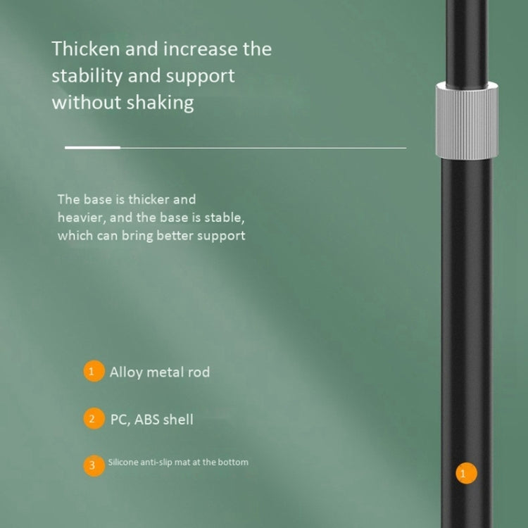 ZM17 Retractable Rotatable Outdoor Selfie Desktop Phone Stand for 4.6-7.8 inch Mobile Phones / Tablets (White) - Desktop Holder by PMC TechLife | Online Shopping South Africa | PMC TechLife