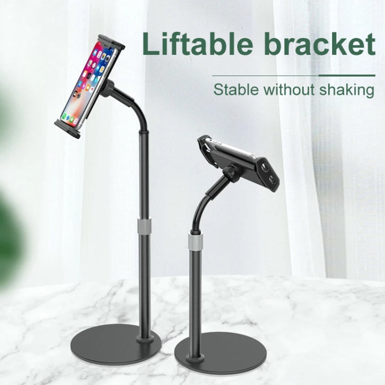 ZM17 Retractable Rotatable Outdoor Selfie Desktop Phone Stand for 4.6-7.8 inch Mobile Phones / Tablets (White) - Desktop Holder by PMC TechLife | Online Shopping South Africa | PMC TechLife