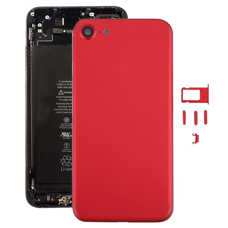 6 in 1 for iPhone 7 (Back Cover (With Camera Lens) + Card Tray + Volume Control Key + Power Button + Mute Switch Vibrator Key + Sign) Full Assembly Housing Cover - Back Cover by PMC TechLife | Online Shopping South Africa | PMC TechLife