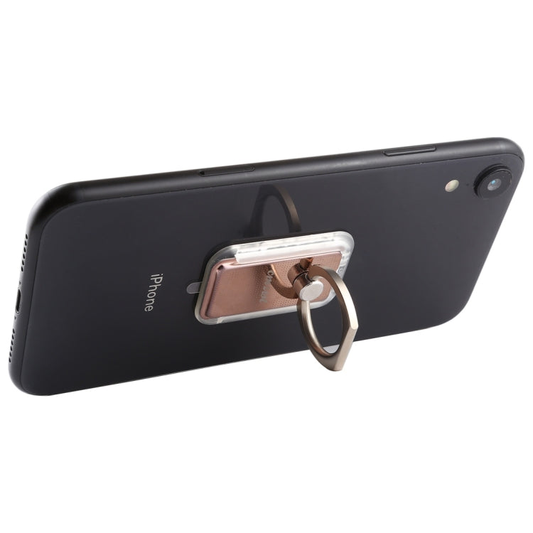 CPS-013 360 Degrees Rotate Freely Removable Magnetic Ring Stand Phone Holder, Support Wireless Charging(Rose Gold) - Ring Holder by PMC TechLife | Online Shopping South Africa | PMC TechLife
