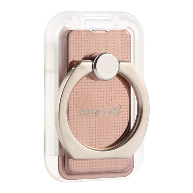 CPS-013 360 Degrees Rotate Freely Removable Magnetic Ring Stand Phone Holder, Support Wireless Charging(Rose Gold) - Ring Holder by PMC TechLife | Online Shopping South Africa | PMC TechLife
