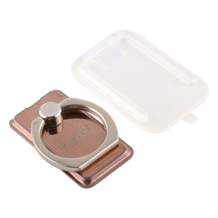 CPS-013 360 Degrees Rotate Freely Removable Magnetic Ring Stand Phone Holder, Support Wireless Charging(Rose Gold) - Ring Holder by PMC TechLife | Online Shopping South Africa | PMC TechLife