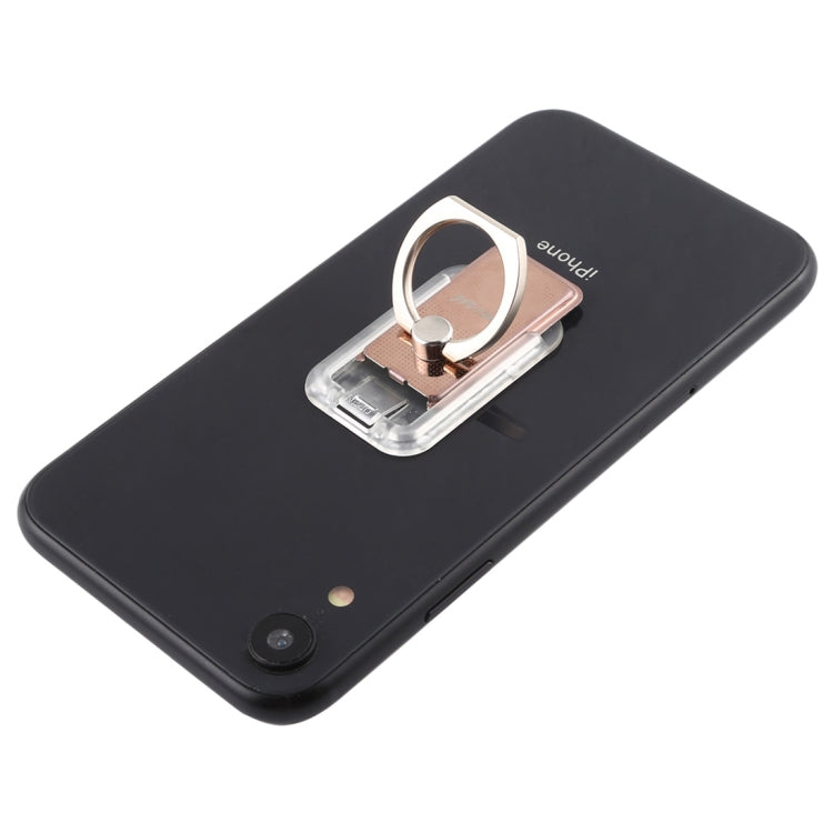 CPS-013 360 Degrees Rotate Freely Removable Magnetic Ring Stand Phone Holder, Support Wireless Charging(Rose Gold) - Ring Holder by PMC TechLife | Online Shopping South Africa | PMC TechLife