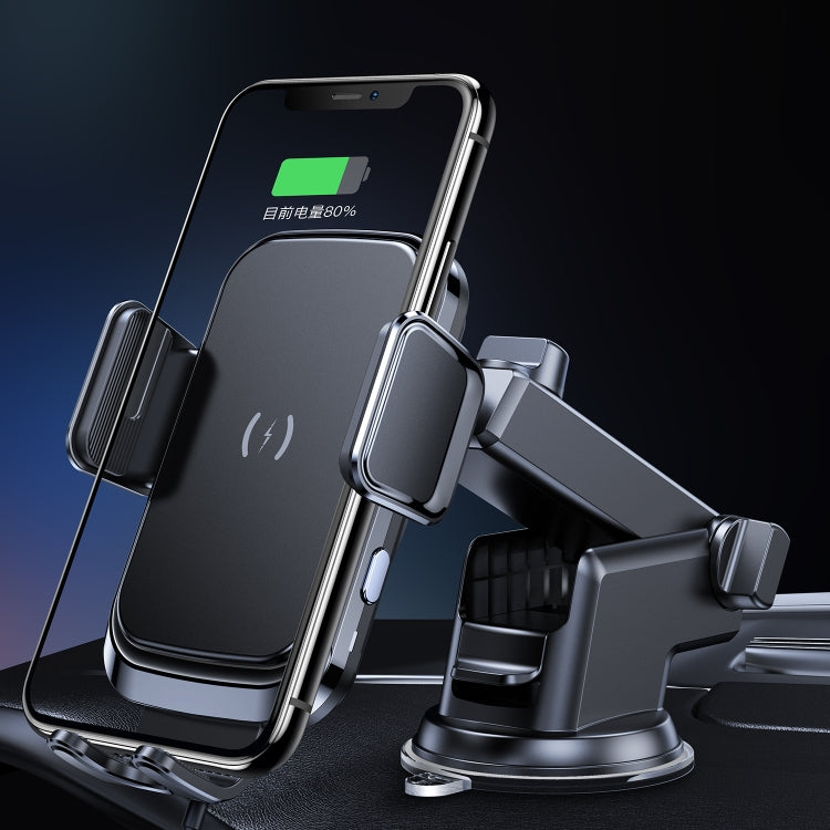 X7 Car Wireless Charging Mobile Phone Gravity Bracket Holder Suction Cup Bracket (Black) - Wireless Charger Holders by PMC Jewellery | Online Shopping South Africa | PMC Jewellery