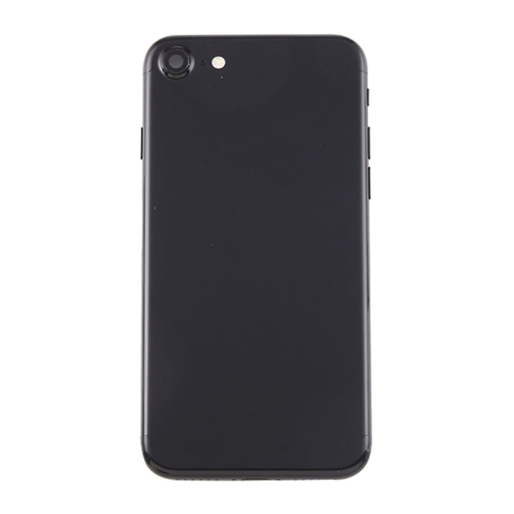 Battery Back Cover Assembly with Card Tray for iPhone 7(Jet Black) - Back Cover by PMC Jewellery | Online Shopping South Africa | PMC Jewellery