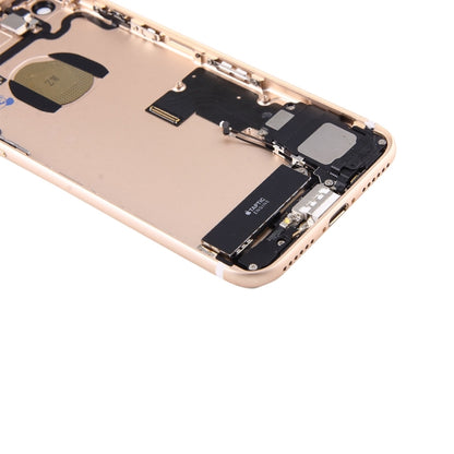 Battery Back Cover Assembly with Card Tray for iPhone 7 (Gold) - Back Cover by PMC Jewellery | Online Shopping South Africa | PMC Jewellery