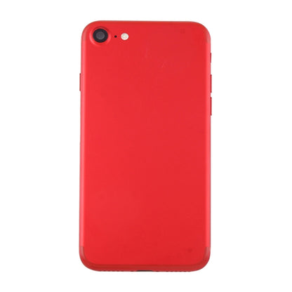 Battery Back Cover Assembly with Card Tray for iPhone 7 (Red) - Back Cover by PMC Jewellery | Online Shopping South Africa | PMC Jewellery