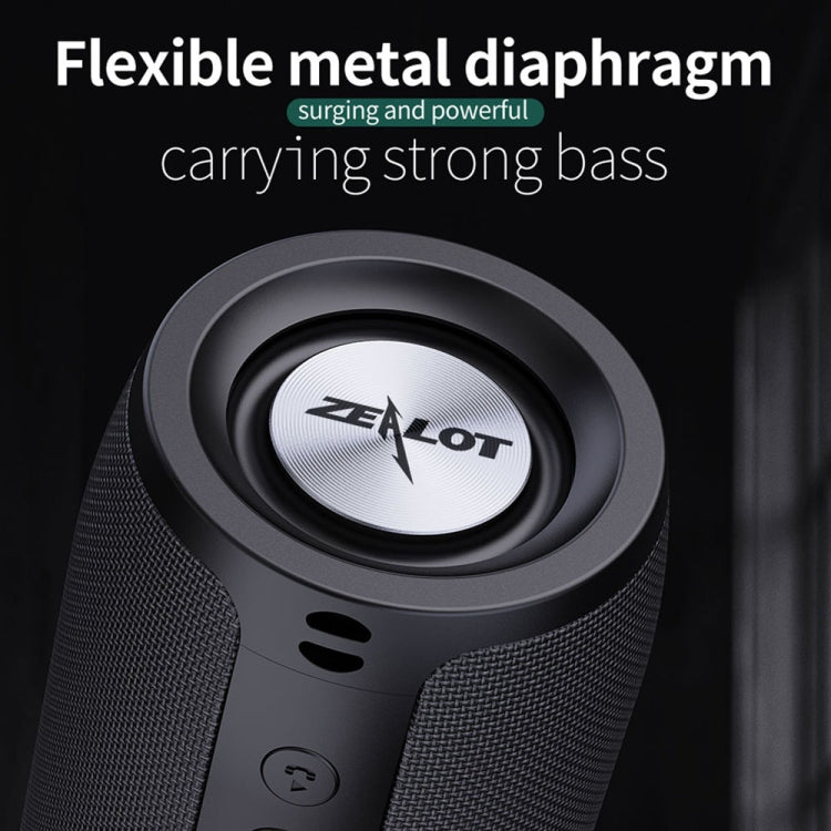 ZEALOT S51 Portable Stereo Bluetooth Speaker with Built-in Mic, Support Hands-Free Call & TF Card & AUX(Blue) - Desktop Speaker by ZEALOT | Online Shopping South Africa | PMC TechLife | Buy Now Pay Later Mobicred