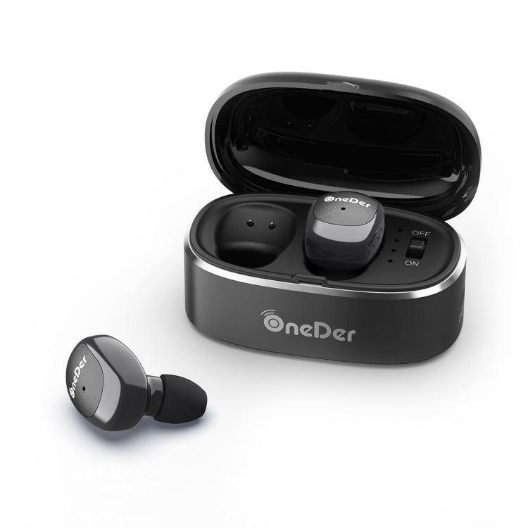 Oneder W11 True TWS Wireless Bluetooth Earphones Earbuds Stereo Headset(Black) - TWS Earphone by OneDer | Online Shopping South Africa | PMC Jewellery