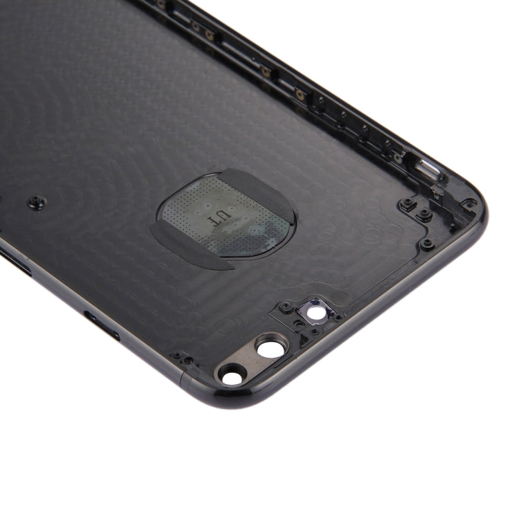 6 in 1 for iPhone 7 Plus (Back Cover + Card Tray + Volume Control Key + Power Button + Mute Switch Vibrator Key + Sign) Full Assembly Housing Cover (Jet Black) - Back Cover by PMC TechLife | Online Shopping South Africa | PMC TechLife