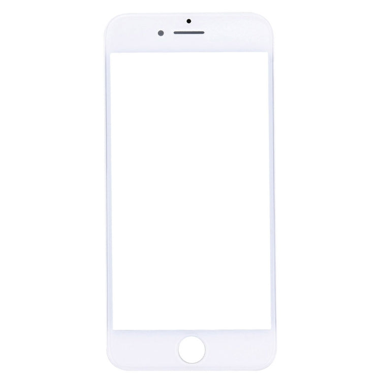 Front Screen Outer Glass Lens with Front LCD Screen Bezel Frame for iPhone 7 Plus (White) - Glass Lens by PMC Jewellery | Online Shopping South Africa | PMC Jewellery