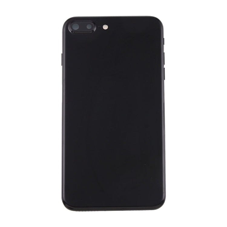 Battery Back Cover Assembly with Card Tray for iPhone 7 Plus (Jet Black) - Back Cover by PMC Jewellery | Online Shopping South Africa | PMC Jewellery