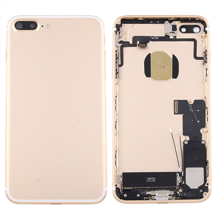 for iPhone 7 Plus Battery Back Cover Assembly with Card Tray(Gold) - Back Cover by PMC Jewellery | Online Shopping South Africa | PMC Jewellery