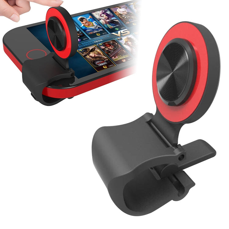 A9 Direct Mobile Clip Games Joystick Artifact Hand Travel Button Sucker with Ring Holder for iPhone, Android Phone, Tablet(Red) - Handle Shooter by PMC Jewellery | Online Shopping South Africa | PMC Jewellery