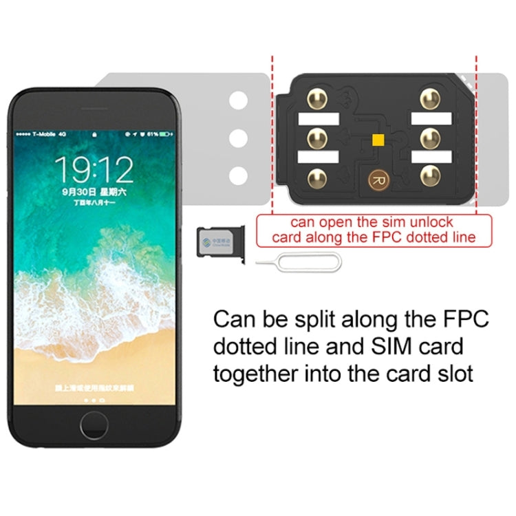 R-SIM 14 V18 Ultra Universal ICCID SIM Unlock Card for iPhone X, XS, XR, XS Max, 8 & 8 Plus, 7 & 7 Plus - Unlock SIM Card by PMC Jewellery | Online Shopping South Africa | PMC Jewellery