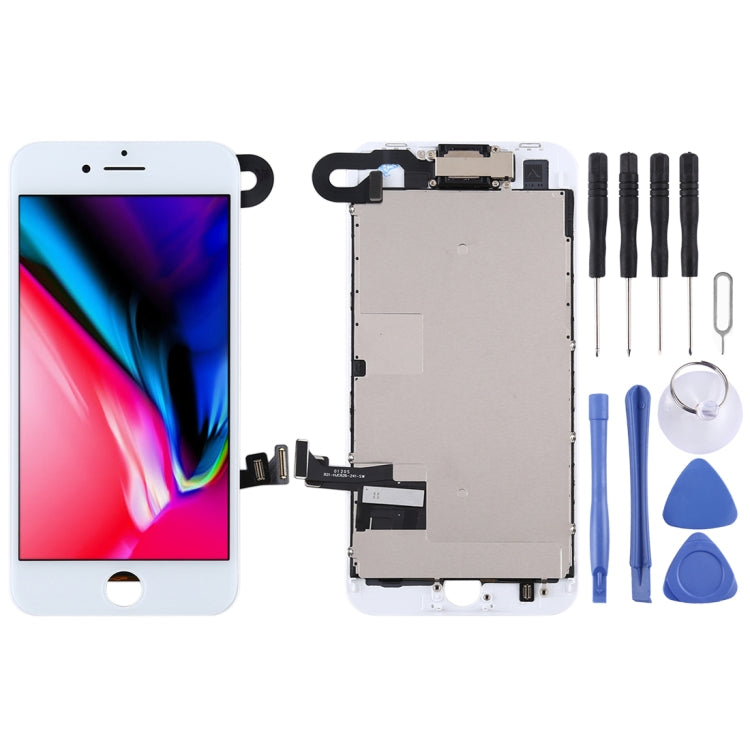 TFT LCD Screen for iPhone 8 with Digitizer Full Assembly include Front Camera (White) - LCD Screen by PMC Jewellery | Online Shopping South Africa | PMC Jewellery