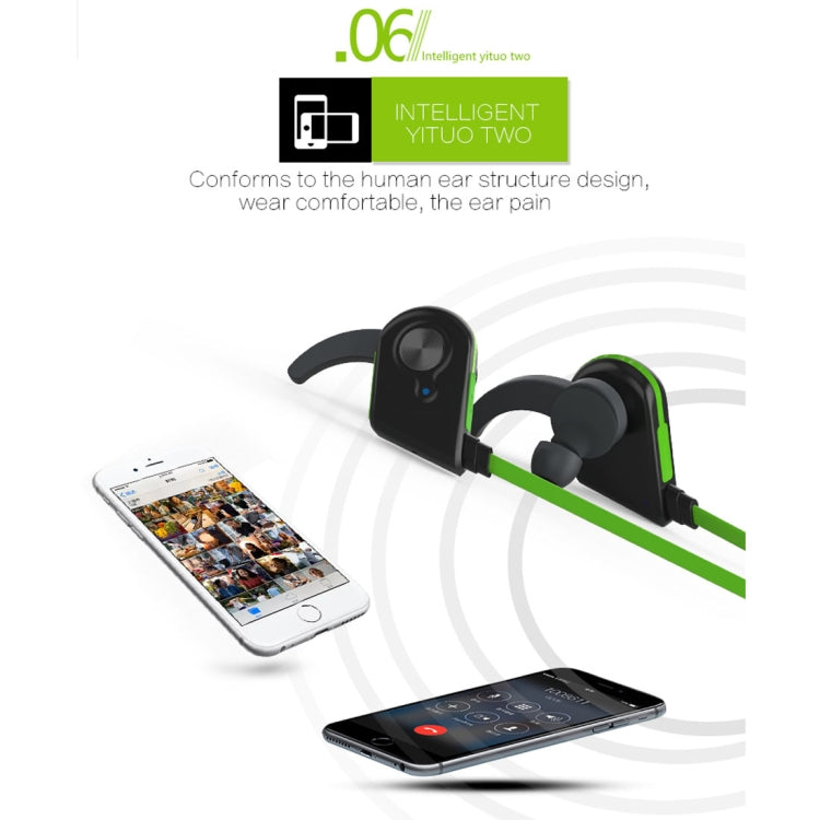 S20 Magnetic Switch Sweatproof Motion Wireless Bluetooth In-Ear Headset with Indicator Light  & Mic, Distance: 10m, For iPad, Laptop, iPhone, Samsung, HTC, Huawei, Xiaomi, and Other Smart Phones(Black) - free shipping - PMC TechLife - Order now!