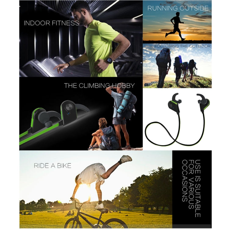 S20 Magnetic Switch Sweatproof Motion Wireless Bluetooth In-Ear Headset with Indicator Light  & Mic, Distance: 10m, For iPad, Laptop, iPhone, Samsung, HTC, Huawei, Xiaomi, and Other Smart Phones(Black) - free shipping - PMC TechLife - Order now!
